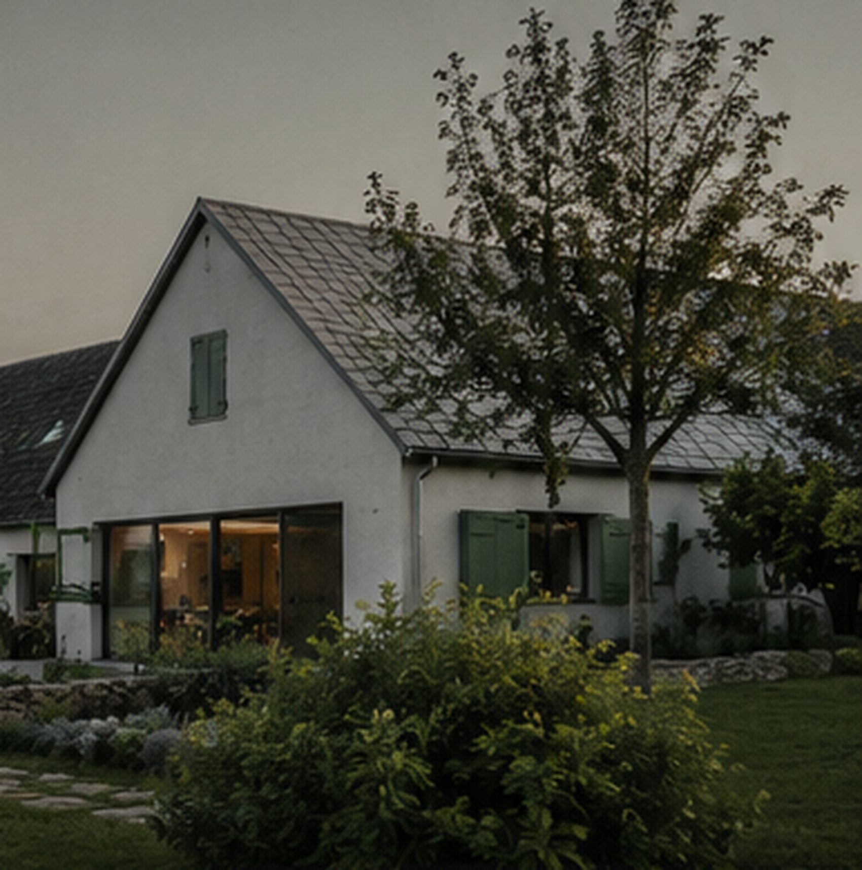 Zeitgenössisches Wohnhaus mit traditionellen Proportionen im Balaton-Oberland